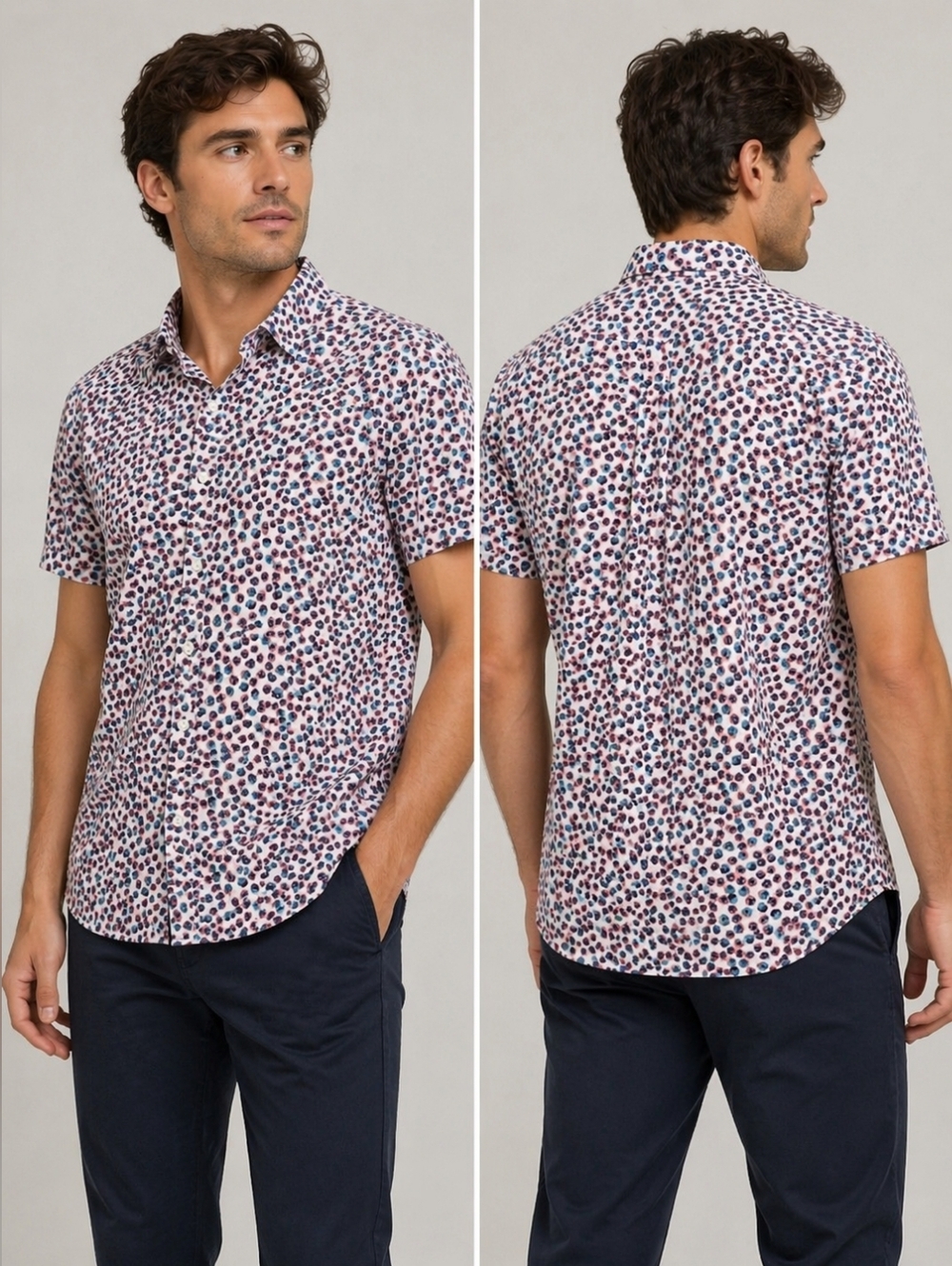 Bonobos Men's Multicolor Patterned Shirt
